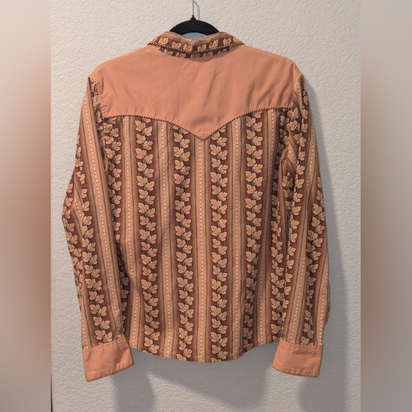 PANHANDLE SLIMS Vintage Retro Style Western Wear Womens Button Down Shirt Size L - Picture 3 of 11
